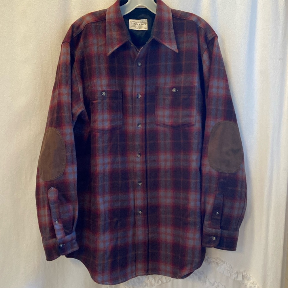 Pendleton Outdoor Wool shirt 100% washable wool! Size M